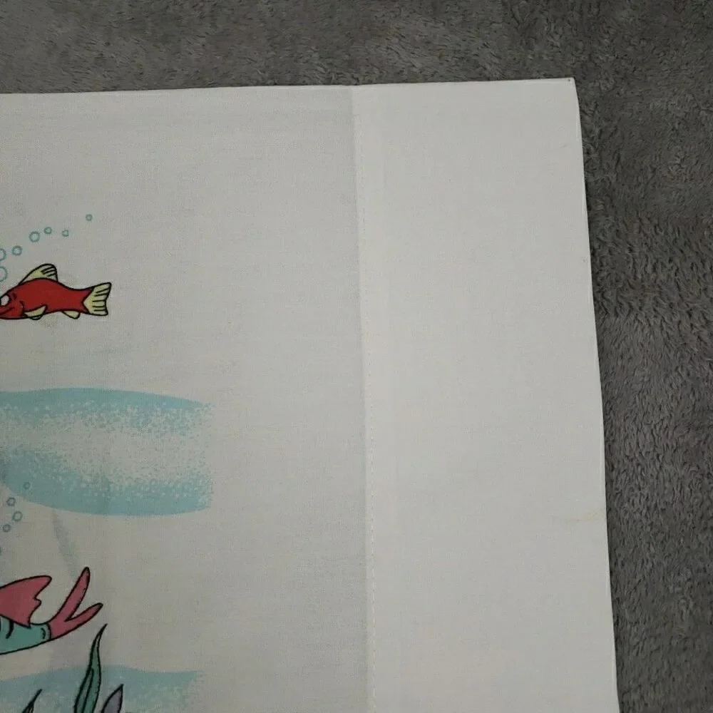 2 Vintage Disney Little Mermaid Standard Pillow Case 20